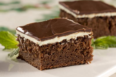 Double Chocolate Mint Bars