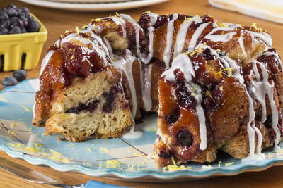 Lemon Blueberry Monkey Bread