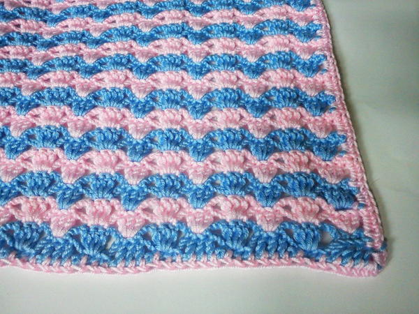  Sugar Candy Stripes Crochet Baby Blanket
