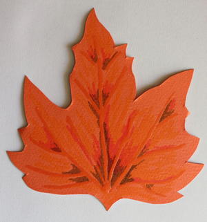 Fall Maple Leaf Greeting Card