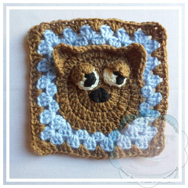 Crochet Cat Granny Square_1