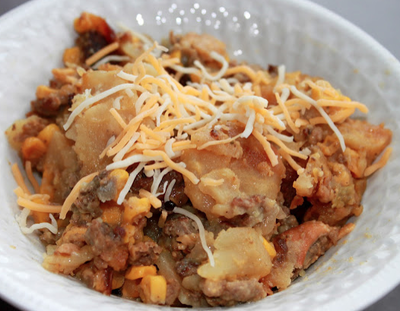 Slow Cooker Hamburger and Potato Bake