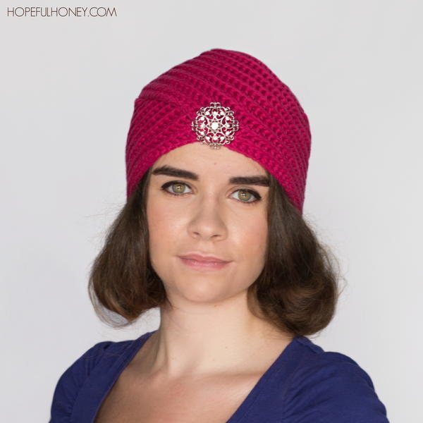 Heather Rose Crochet Turban