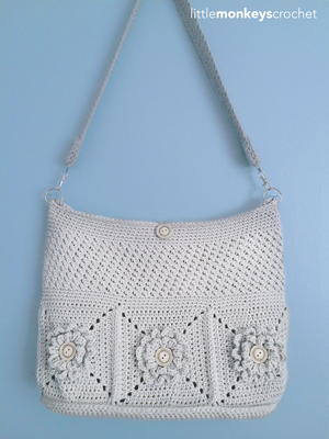 Wildflower Shoulder Crochet Bag