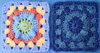 Mandala Popcorn Granny Square