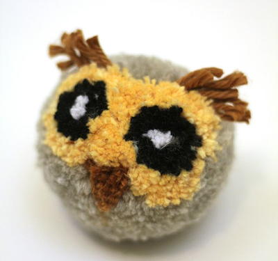 DIY Owl Pom Pom