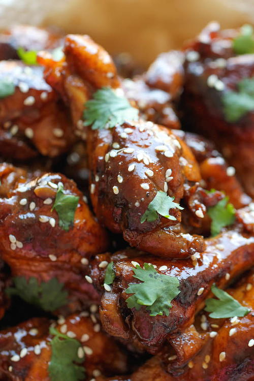 Game Day Sticky Chicken Wings