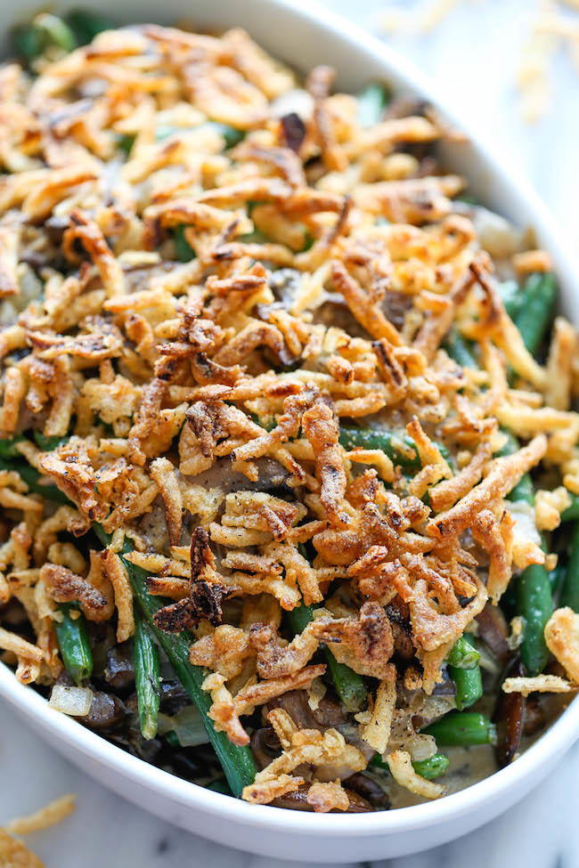 The Easiest Green Bean Casserole from Scratch | FaveSouthernRecipes.com