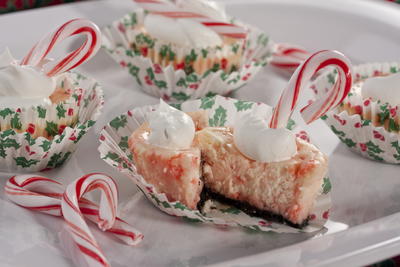Peppermint Twist Cheesecakes