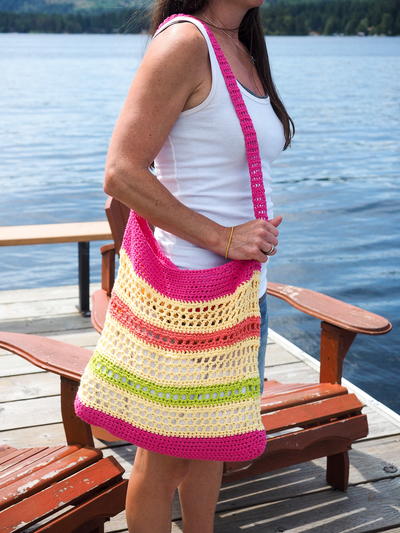 Crochet Beach Tote Bag Pattern