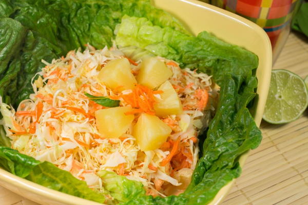 Easy Breezy Hawaiian Coleslaw