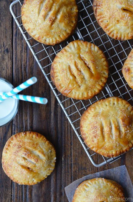 Salted Caramel Apple Hand Pies