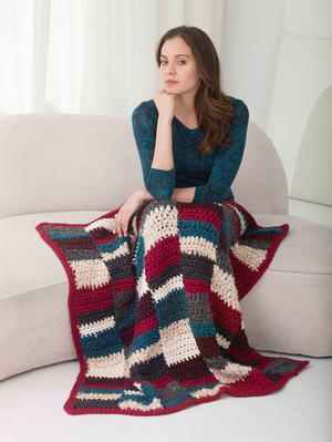 Comfy Heritage Quilt Crochet Blanket