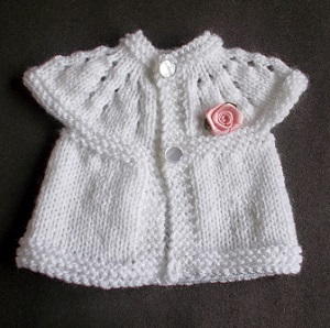 Cute and Cozy Preemie Cardigan