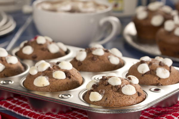 Hot Chocolate Muffins