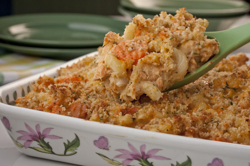 No-Fuss Salmon Casserole | MrFood.com