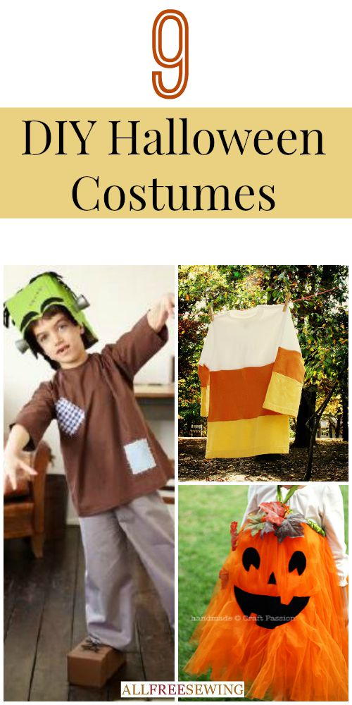 9 DIY Halloween Costumes Free eBook | AllFreeSewing.com