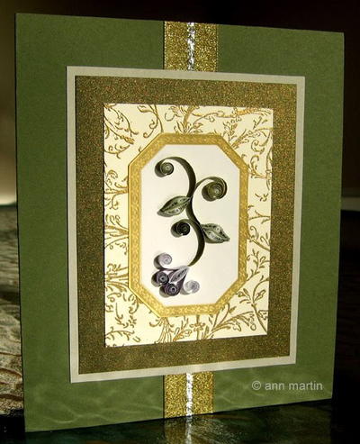All Purpose Quilled Greeting Card