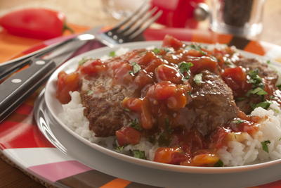 Fiesta Skillet Cubed Steak