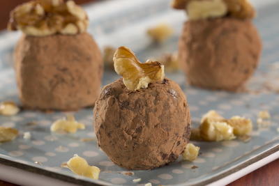 Fig and Walnut Truffles