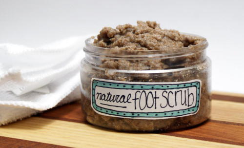 Natural Homemade Foot Scrub