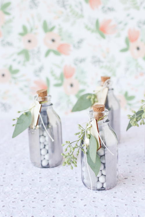 Scented Mirrored Glass Wedding Favors
