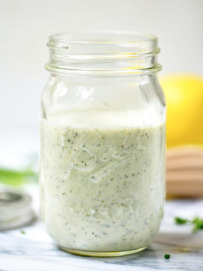 Homemade Greek Yogurt Ranch Dressing