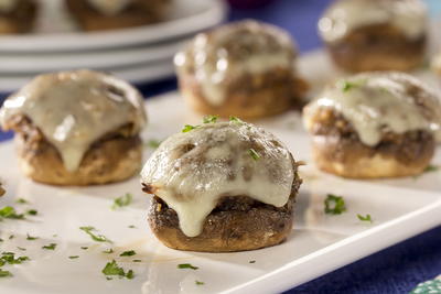 French Onion Stuffed Mushrooms | 15 Stuffed Mushroom Recipes