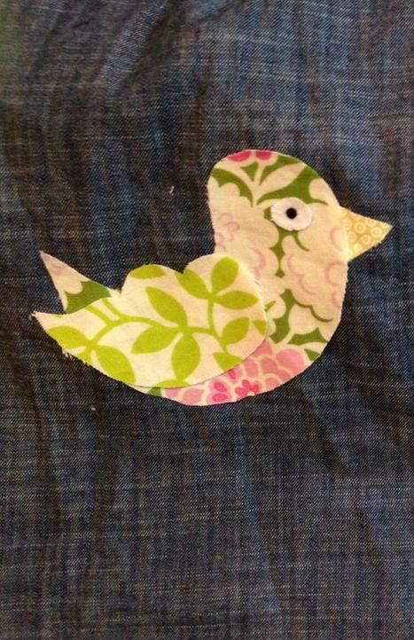 Little Bird Applique Skirt