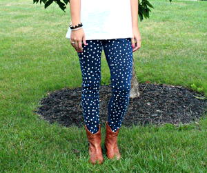 Polka Dot Jeans