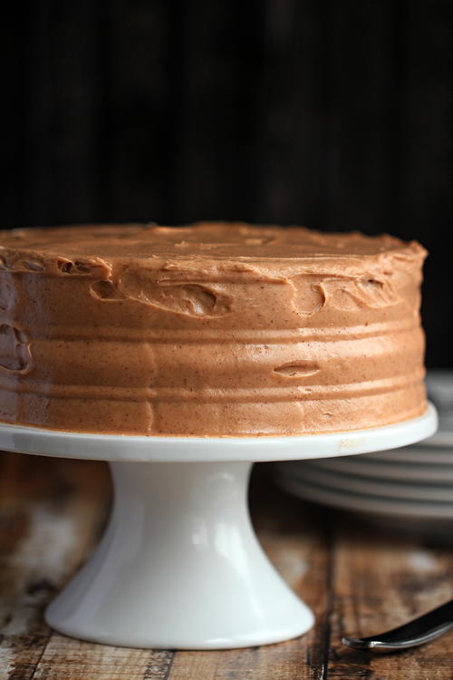 Apple Layer Cake with Cinnamon and Brown Sugar Buttercream