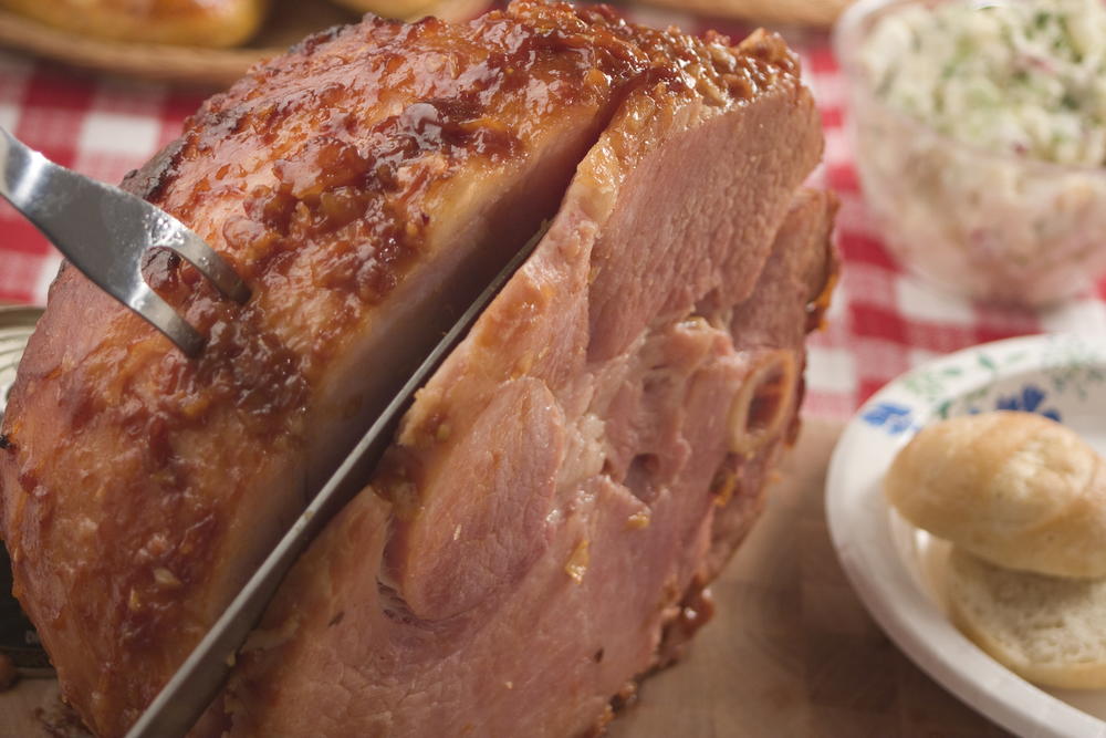 Glazed Smoked Picnic Ham | MrFood.com