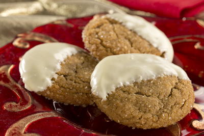 Grandma's Dressed Up Molasses Cookies