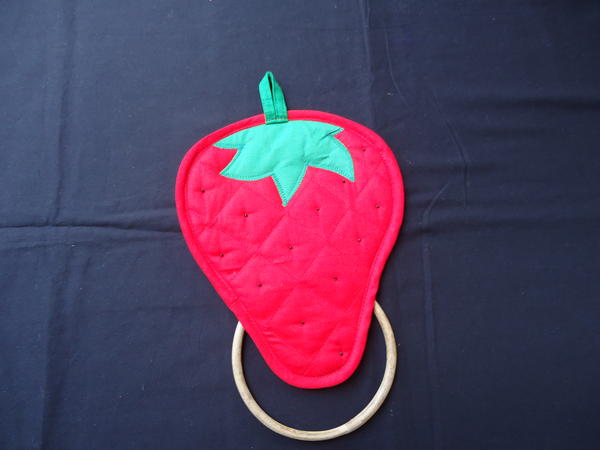 Cute Strawberry Dish Towel Holder