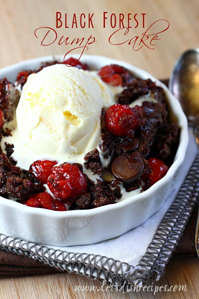 Black Forest Chocolate Dump Cake