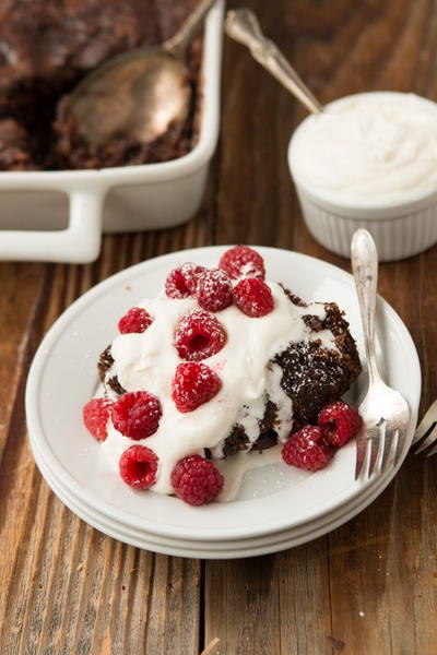 World's Best Chocolate Oat Hot Fudge Cake