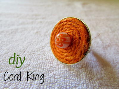 Cord DIY Ring