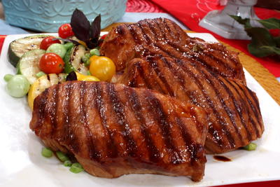 Grilled Asian Pork Chops