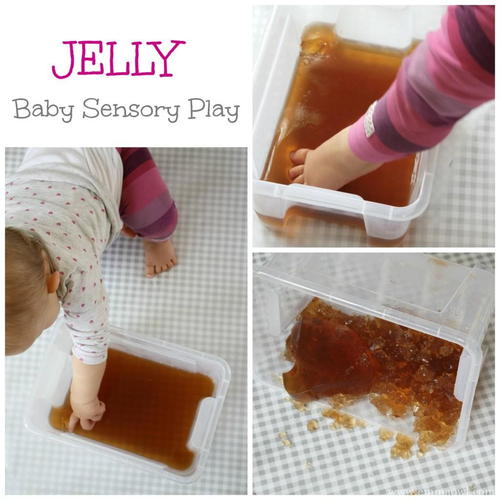 Baby Sensory Play with Jelly