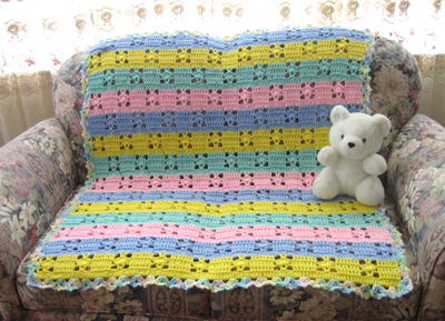 Hushabye Baby Blanket Crochet Pattern