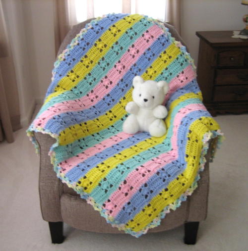 Hushabye Baby Blanket Crochet Pattern