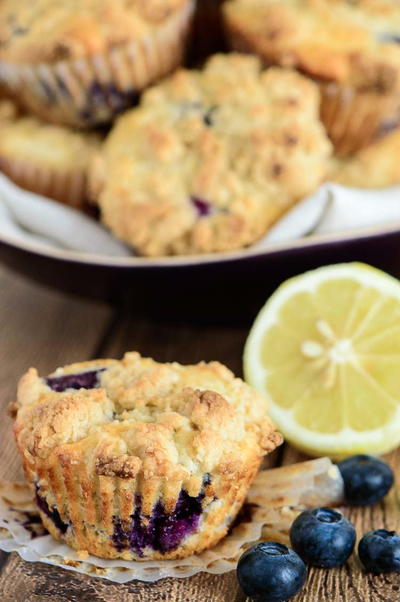 Lemon and Blueberry Muffins