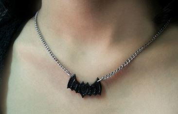 Bat Pendant Halloween DIY Necklace