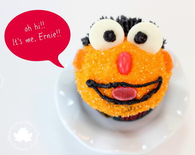 Sesame Street Ernie Cupcakes