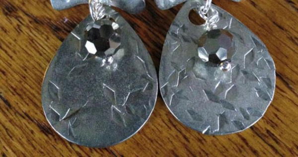 Hammered Metal DIY Earrings