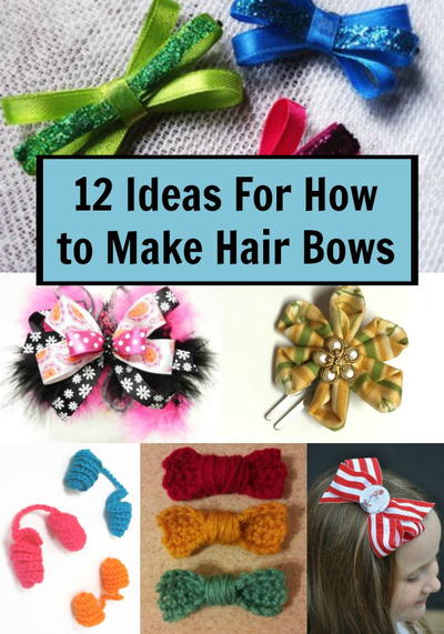 12 Ideas For How to Make Hair Bows