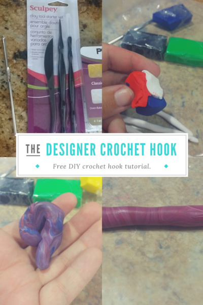 DIY Clay Crochet Hook Handle