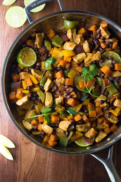 Chili-Lime Chicken & Sweet Potato Skillet