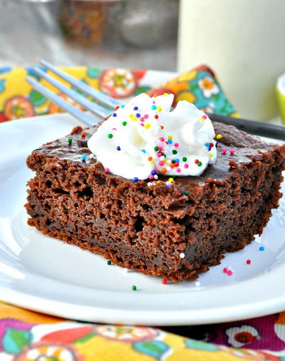 Greek Yogurt Chocolate Zucchini Cake