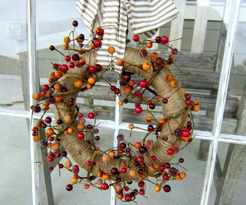 Twine and Berry Wreath